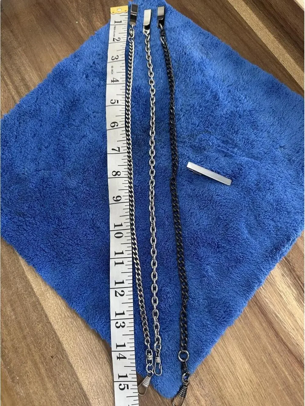 Three Wallet Chains & Tie Clip